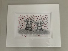 Caroline Shotton “You’ll always be my Valentine” signed Glicée On Canvas