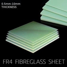 Epoxy Glass Fibre Sheet GRP G10 FR4 Glassfibre A4 A3 Plate 0.5 1 1.5 3 5 10 mm