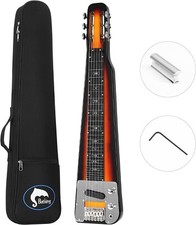 NEW CUSTOM HAND MADE WESTERN SWING 6 STRING ELECTRIC 3TS LAP STEEL GUITAR W/BAG