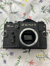 Zenit 12XP SLR Film Camera Shutter, reel-winder works fine. Clean mirror