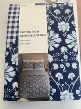 M&S Cotton Rich Bedset Size