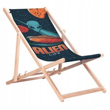 Wooden Garden Lounger Chair -