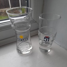 RICARD & PASTIS 51 tall glass