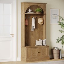 70.86" Hall Tree With Shoe