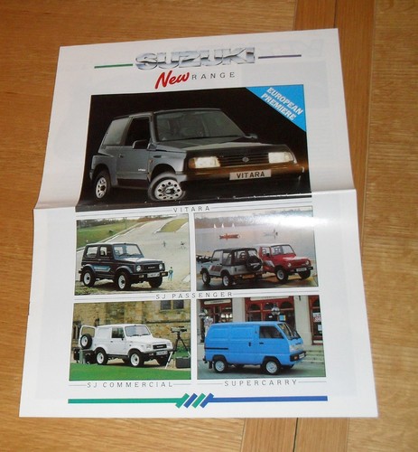 Suzuki range brochure 1988 - range,