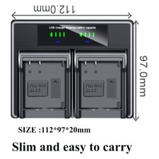 Dual Battery Charger For CANON