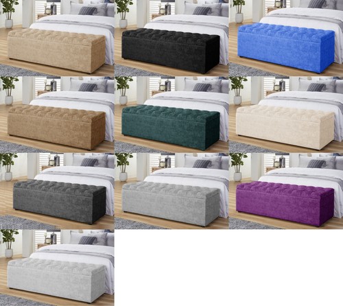 Chesterfield storage ottoman - storage,