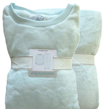 Ladies Mint Fleece Pyjamas