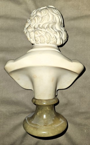 Beethoven alabaster 16cm - beethoven,