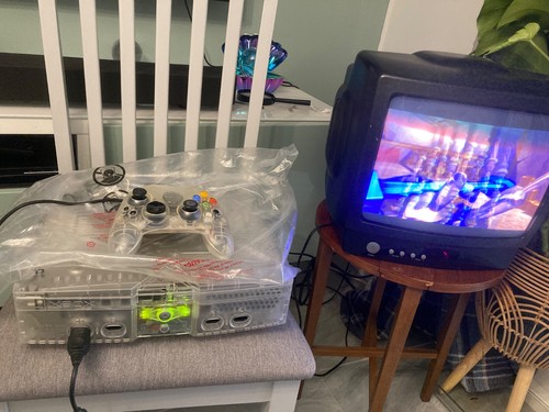 Xbox original crystal with - original, 2