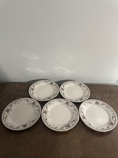 5 Noritake Adagio Bread & Butter Dessert Plates 7237 Ivory China 6 1/2” Diameter