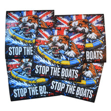 Stop the Boats Stickers –