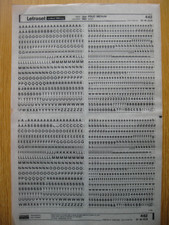 1 x  Letraset Upp/Low/Num