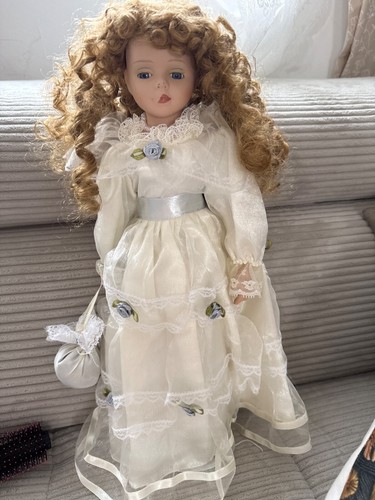 Porcelain doll antique - doll,