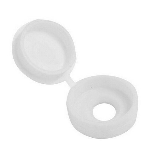 Large hinged screw cap covers - hinged,