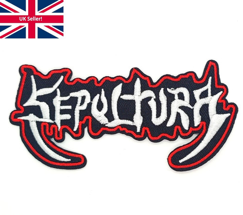 Sepultura iron patch rock - iron, on