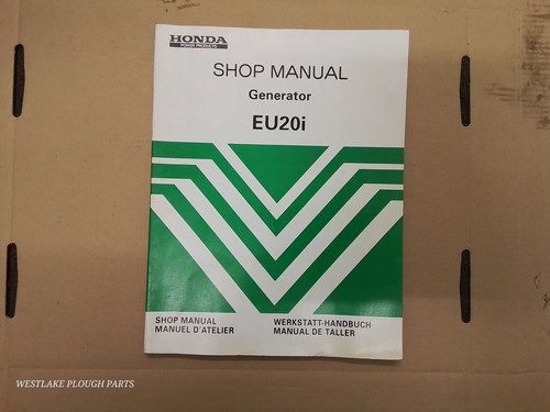 Honda shop manual eu20i - manual,