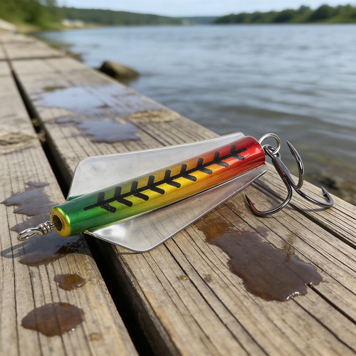 Fishing lure vib - devil, spinner