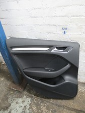 2014 AUDI A3 S-LINE 8V TDI MK3 5DRS HATCH REAR LEFT SIDE DOOR CARD