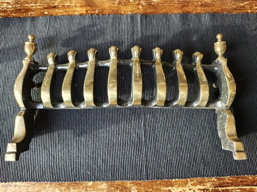 Brass fire grate fret - brass,