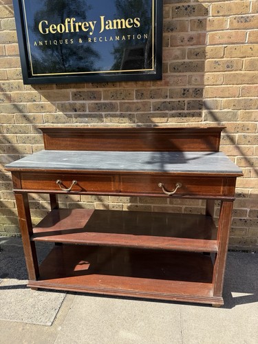 Edwardian mahogany marble - edwardian,