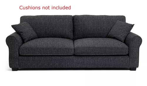 Seater charcoal fabric argos - seater,