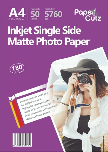 Single sides matte - single, inkjet