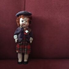 Vintage Rosebud & Roddy Hard Plastic Scottish & Welsh Costume Dolls
