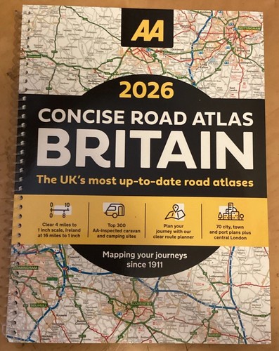 Concise atlas britain 2026 - aa,