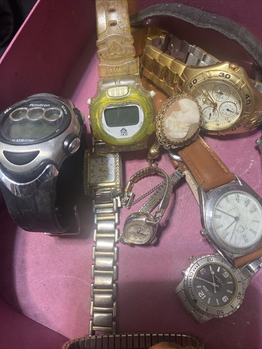 Watch lot 11p parts - lot, parts/repair,