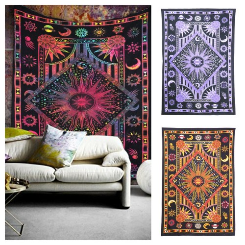 Large sun moon wall - sun, hanging