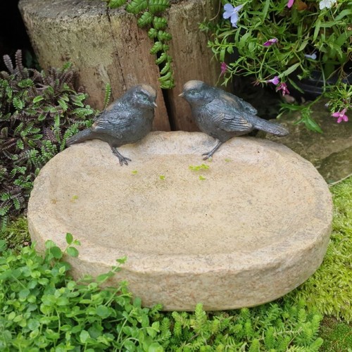 Garden bird bath - garden,