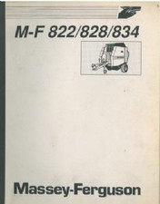 MASSEY FERGUSON 822 828 834 ROUND BALER OPERATORS MANUAL