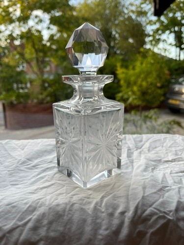 Vintage heavy cut glass