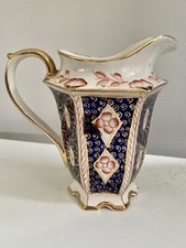 Sadler imari blue Jug / Coffee Jug  hexagon 1624 Rare