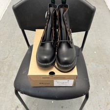 Solovair Men’s Eight Eyelet Outdoor Combat Ankle Boots Size 7