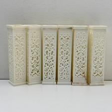 Set of 6 Plastic Cake Pillars