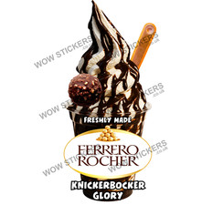 Ice cream van sticker Ferrero