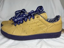Adidas Stan Smith OKI-ni 2005 Rare Tan/Purple Ex Shop Display Uk10. Hard To Find