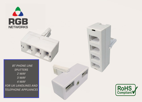 Telephone line splitter - telephone,
