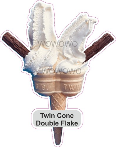 Ice cream van - , sticker