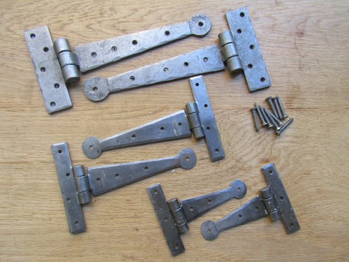 Pair hand forged blacksmith - of,