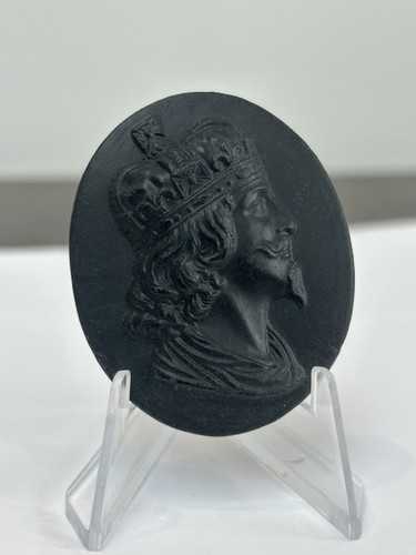 Wedgwood black basalt portrait - wedgwood,