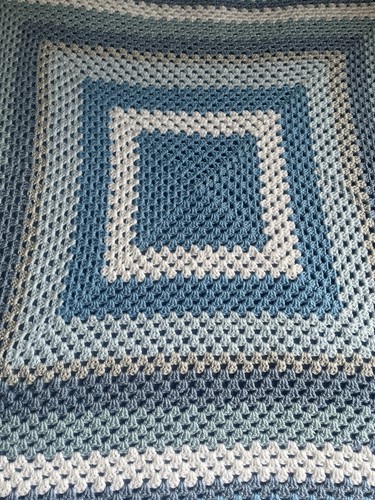 Handmade crochet granny square - handmade,