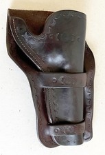 VINTAGE WESTERN LEATHER REVOLVER HOLSTER (Colt & Remington Etc).