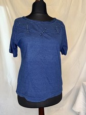 Blue Willis Short Sleeve Top