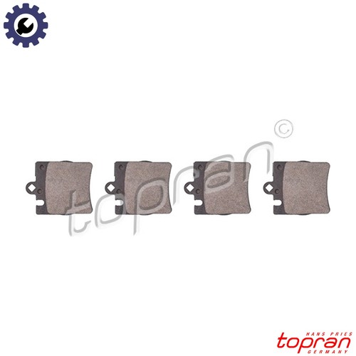 Brake pad set - brake, 400
