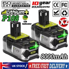 2-Pack Battery 8.0AH for Ryobi