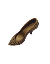 LEOPARD STILETTO Just the Right Shoe by Raine #25017 Vintage Miniature 1998 GIFT