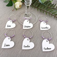 Set of 6 Personalised Wine